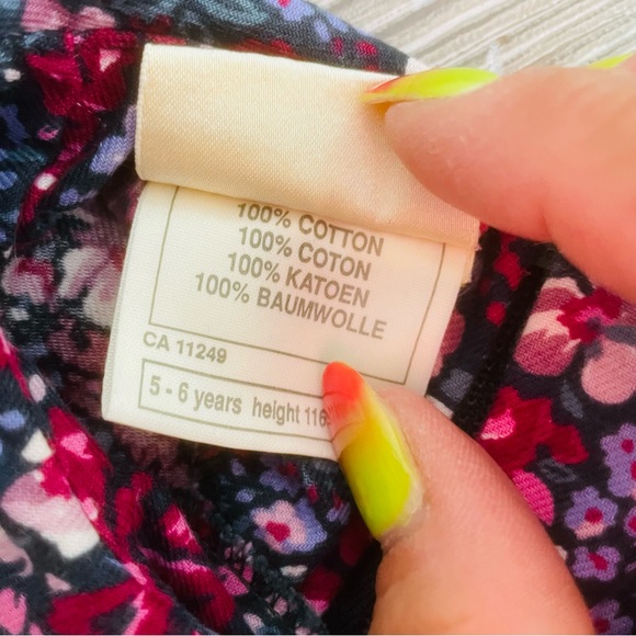 Vintage 80s Laura Ashley floral mom & me Prairie cottage core Boho dress 5-6year - Picture 4 of 5